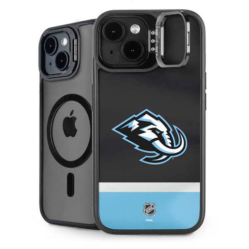 NHL Utah Mammoth Striped Jersey iPhone 14 Kickstand Case